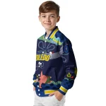personalized toledo rockets spongebob playtime blue varsity jacket best selling