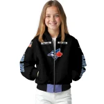 personalized toronto blue jays american flag skull black bomber jacket best selling