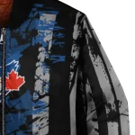personalized toronto blue jays star stripes blue black bomber jacket best selling