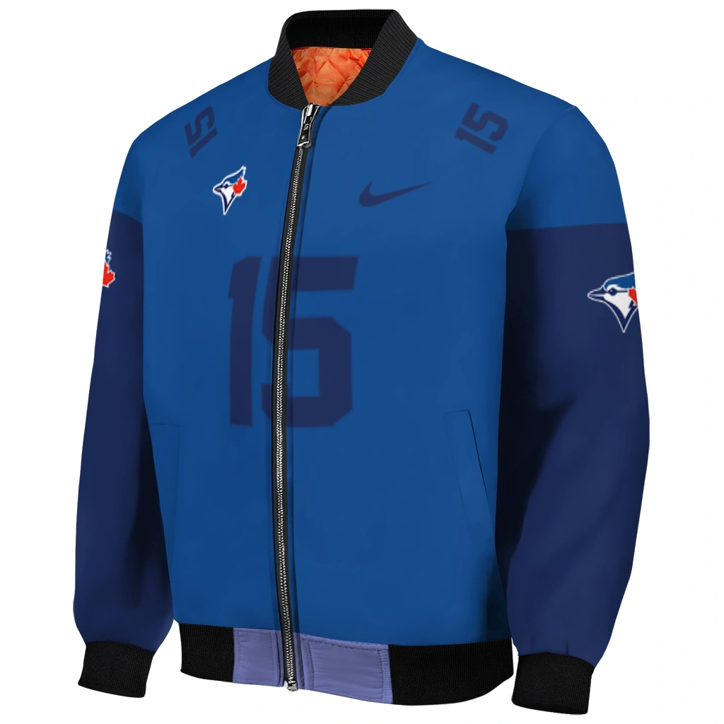 personalized toronto blue jays team patch blue bomber jacket fashion forward personalized toronto blue jays team patch blue bomber jacket fashion forward