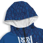 personalized toronto blue jays tribal swirls blue windbreaker jacket best selling