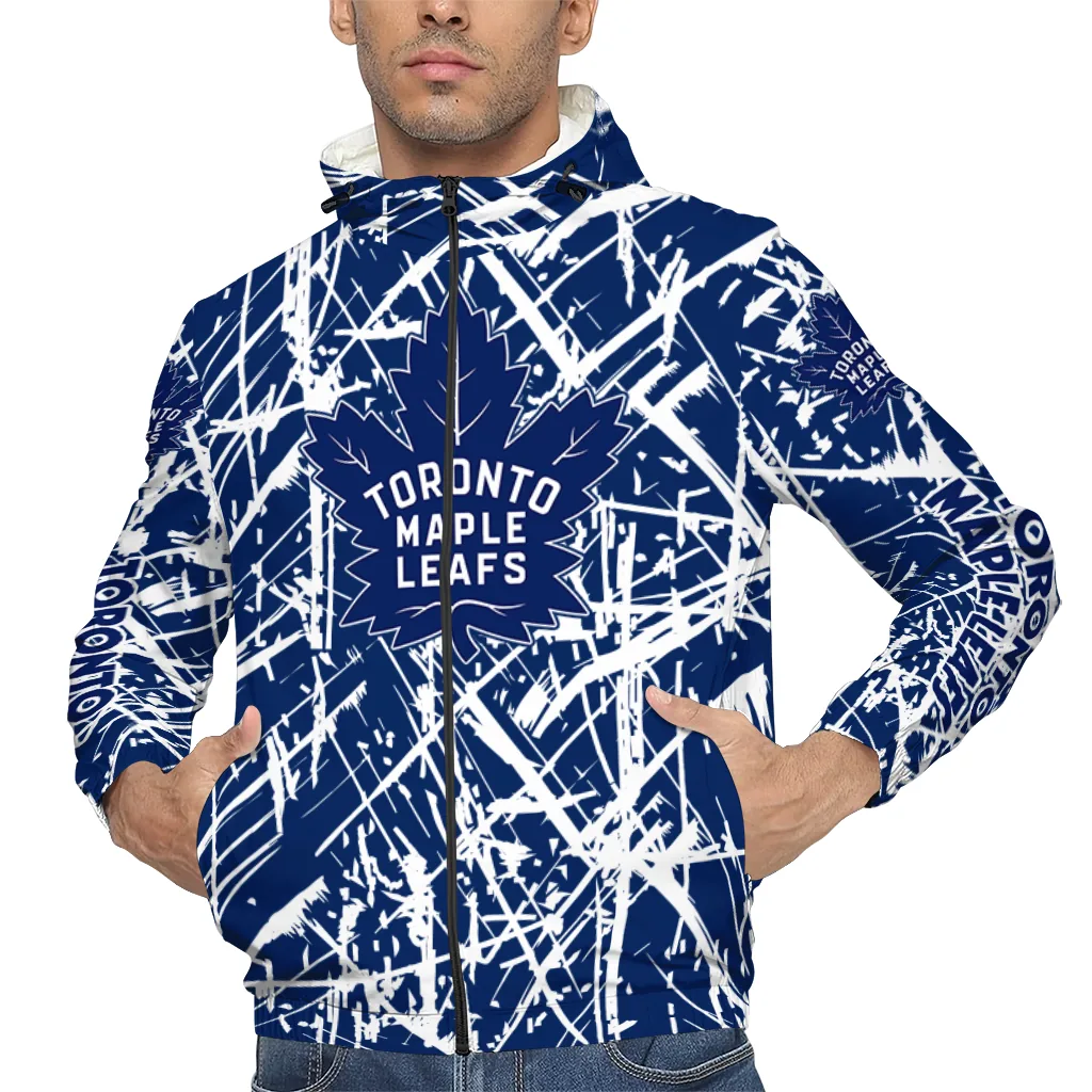 personalized toronto maple leafs brushstroke pattern blue windbreaker jacket top rated personalized toronto maple leafs brushstroke pattern blue windbreaker jacket top rated