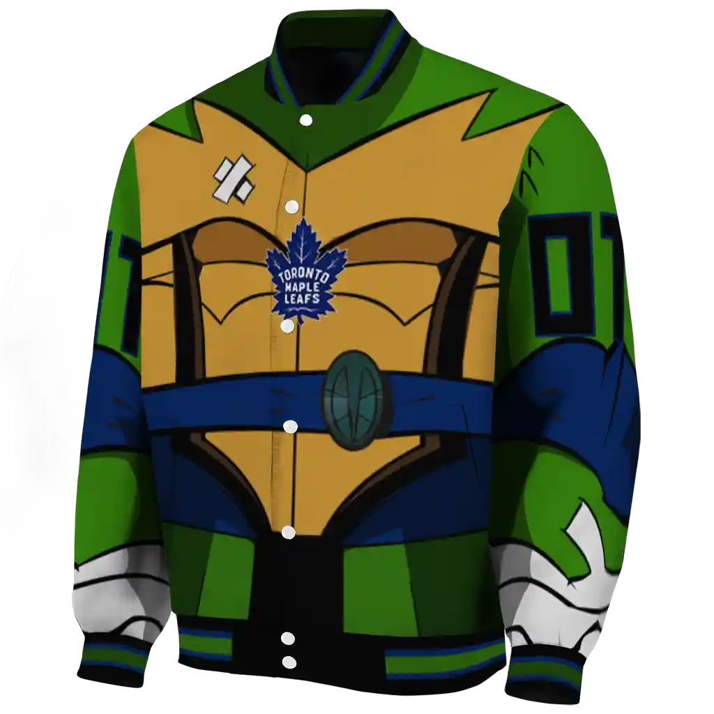 personalized toronto maple leafs turtle armor varsity jacket best selling personalized toronto maple leafs turtle armor varsity jacket best selling