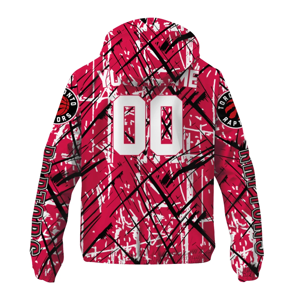 personalized toronto raptors brushstroke pattern red windbreaker jacket fashion forward personalized toronto raptors brushstroke pattern red windbreaker jacket fashion forward