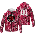 personalized toronto raptors brushstroke pattern red windbreaker jacket best selling