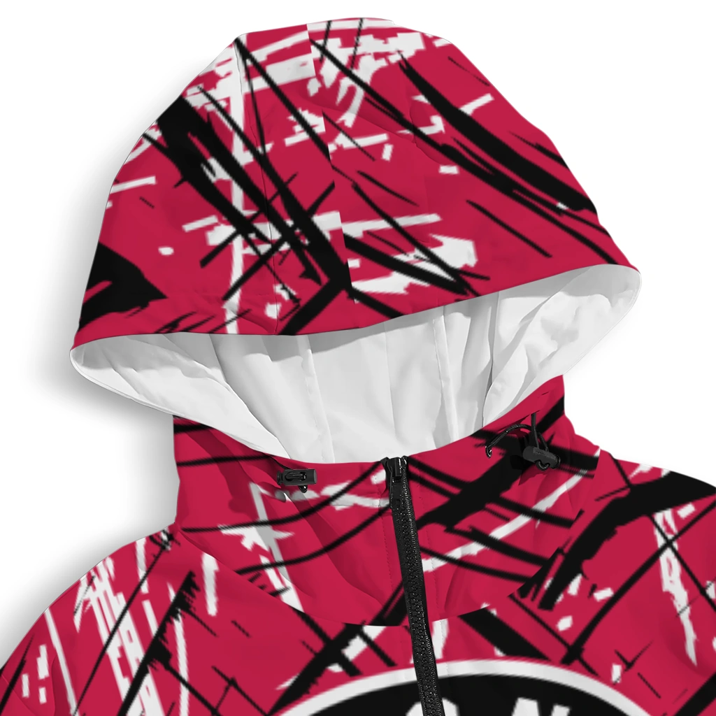 personalized toronto raptors brushstroke pattern red windbreaker jacket premium grade personalized toronto raptors brushstroke pattern red windbreaker jacket premium grade