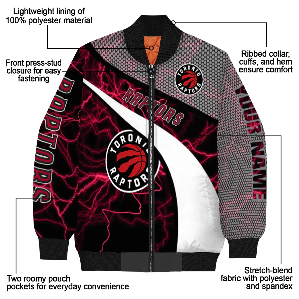 personalized toronto raptors electric flash red bomber jacket new arrival personalized toronto raptors electric flash red bomber jacket new arrival