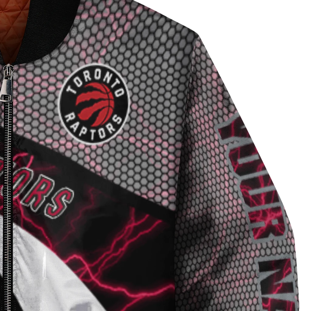 personalized toronto raptors electric flash red bomber jacket premium grade personalized toronto raptors electric flash red bomber jacket premium grade