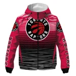 personalized toronto raptors pattern layers red windbreaker jacket best selling