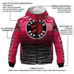 personalized toronto raptors pattern layers red windbreaker jacket best selling