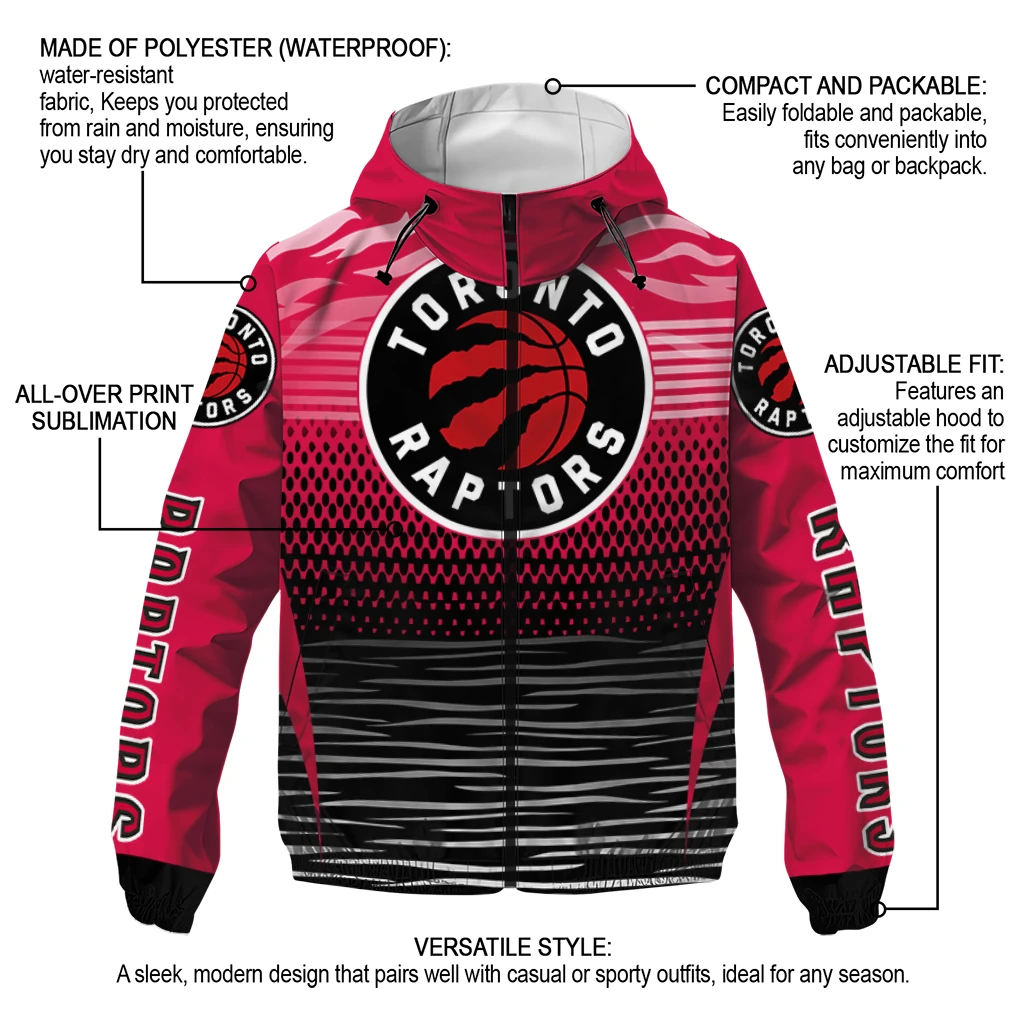 personalized toronto raptors pattern layers red windbreaker jacket new arrival personalized toronto raptors pattern layers red windbreaker jacket new arrival