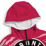 personalized toronto raptors pattern layers red windbreaker jacket best selling
