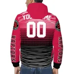 personalized toronto raptors pattern layers red windbreaker jacket best selling