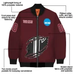 personalized troy trojans claw mark red bomber jacket best selling