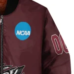 personalized troy trojans claw mark red bomber jacket best selling