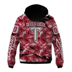 personalized troy trojans shark art red windbreaker jacket best selling