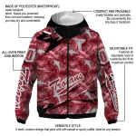 personalized troy trojans shark art red windbreaker jacket best selling