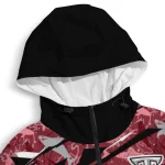 personalized troy trojans shark art red windbreaker jacket best selling