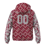personalized troy trojans trellis mesh red windbreaker jacket best selling