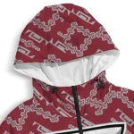 personalized troy trojans trellis mesh red windbreaker jacket best selling