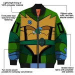 personalized tulane green wave turtle armor bomber jacket best selling