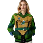 personalized tulane green wave turtle armor varsity jacket best selling