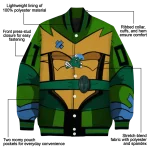 personalized tulane green wave turtle armor varsity jacket best selling