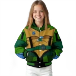 personalized tulane green wave turtle armor varsity jacket best selling