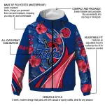 personalized tulsa golden hurricane blossoms helmet blue windbreaker jacket best selling
