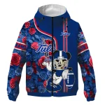 personalized tulsa golden hurricane football micky mouse blue windbreaker jacket best selling