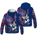 personalized tulsa golden hurricane football micky mouse blue windbreaker jacket best selling