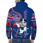 personalized tulsa golden hurricane football micky mouse blue windbreaker jacket best selling