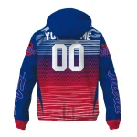 personalized tulsa golden hurricane pattern layers blue windbreaker jacket best selling