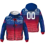 personalized tulsa golden hurricane pattern layers blue windbreaker jacket best selling