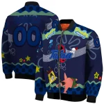 personalized tulsa golden hurricane spongebob playtime blue bomber jacket best selling
