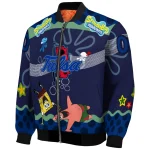 personalized tulsa golden hurricane spongebob playtime blue bomber jacket best selling