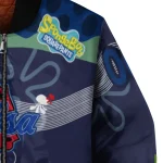 personalized tulsa golden hurricane spongebob playtime blue bomber jacket best selling