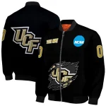 personalized ucf knights claw shred black bomber jacket best selling
