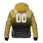 personalized ucf knights pattern layers gold windbreaker jacket best selling