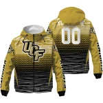 personalized ucf knights pattern layers gold windbreaker jacket best selling
