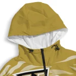 personalized ucf knights pattern layers gold windbreaker jacket best selling