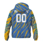 personalized ucla bruins abstract streaks blue windbreaker jacket best selling