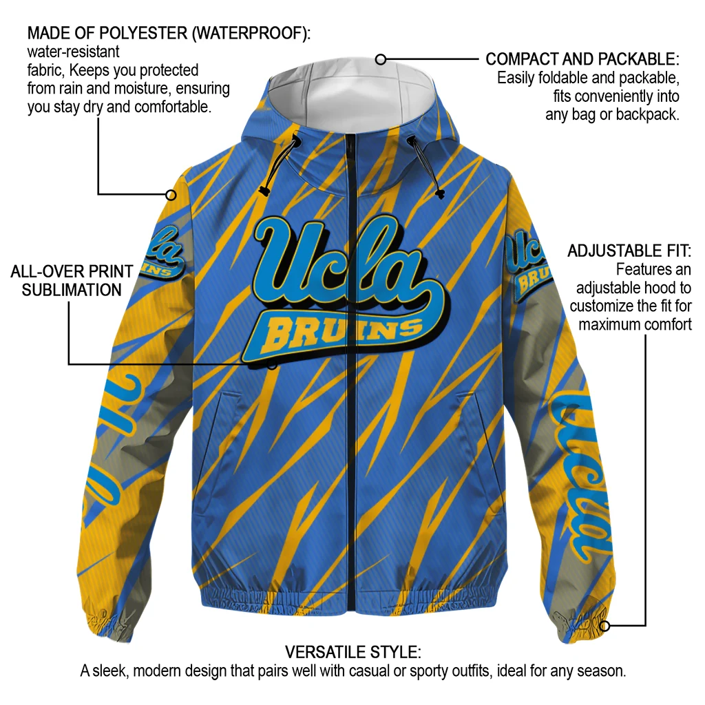 personalized ucla bruins abstract streaks blue windbreaker jacket new arrival personalized ucla bruins abstract streaks blue windbreaker jacket new arrival