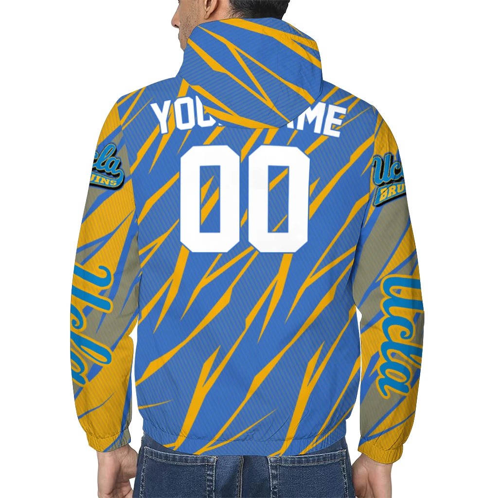 personalized ucla bruins abstract streaks blue windbreaker jacket trendy personalized ucla bruins abstract streaks blue windbreaker jacket trendy