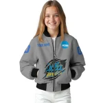 personalized ucla bruins feral slash grey bomber jacket best selling