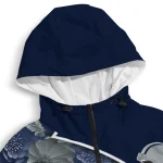personalized uconn huskies blossoms helmet blue windbreaker jacket best selling