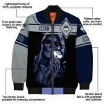 personalized uconn huskies reaper hands blue black bomber jacket best selling