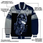 personalized uconn huskies reaper hands blue black varsity jacket best selling