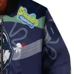 personalized uconn huskies spongebob playtime blue bomber jacket best selling