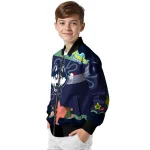 personalized uconn huskies spongebob playtime blue bomber jacket best selling
